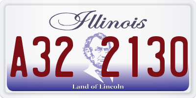 IL license plate A322130