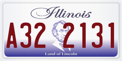 IL license plate A322131