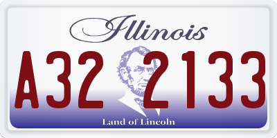 IL license plate A322133
