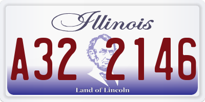 IL license plate A322146