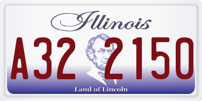 IL license plate A322150