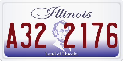 IL license plate A322176
