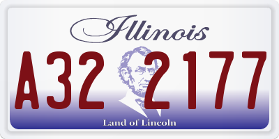 IL license plate A322177