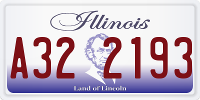 IL license plate A322193