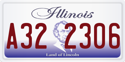 IL license plate A322306