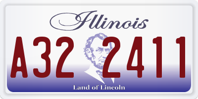 IL license plate A322411
