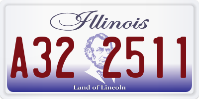 IL license plate A322511