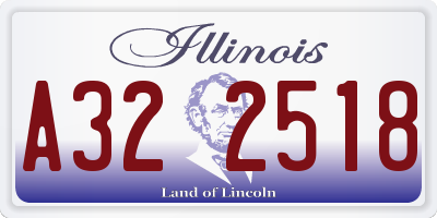 IL license plate A322518