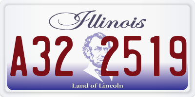 IL license plate A322519