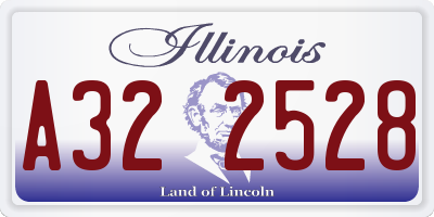 IL license plate A322528