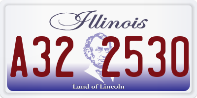 IL license plate A322530
