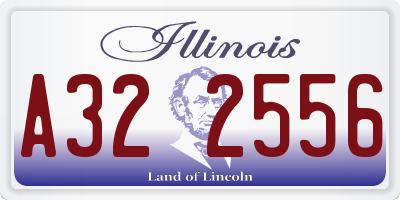 IL license plate A322556