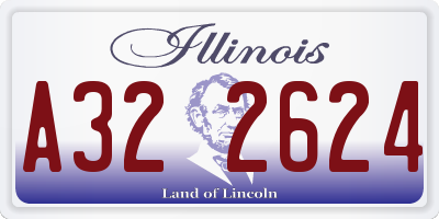 IL license plate A322624