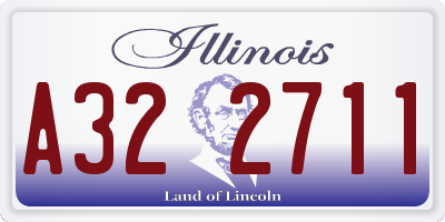 IL license plate A322711
