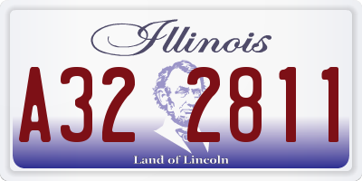 IL license plate A322811