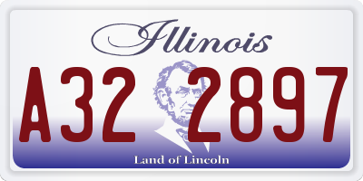 IL license plate A322897