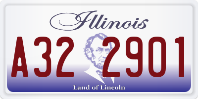 IL license plate A322901