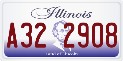 IL license plate A322908