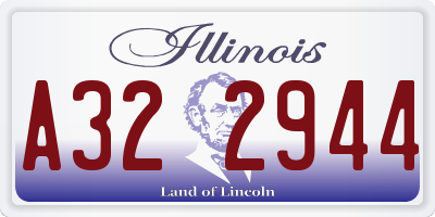 IL license plate A322944