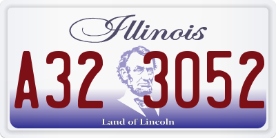 IL license plate A323052