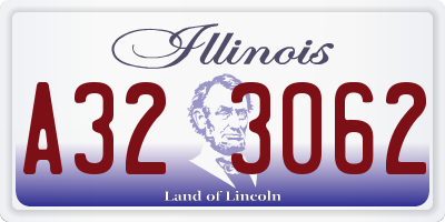 IL license plate A323062