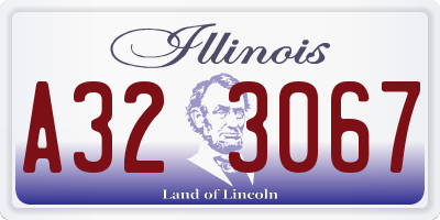 IL license plate A323067