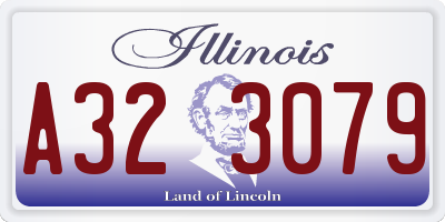 IL license plate A323079