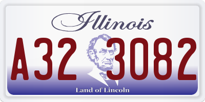 IL license plate A323082