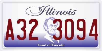 IL license plate A323094