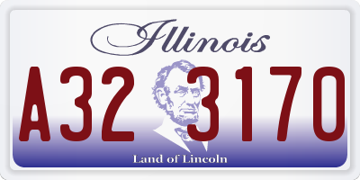 IL license plate A323170