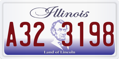 IL license plate A323198