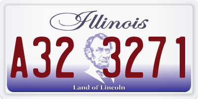 IL license plate A323271