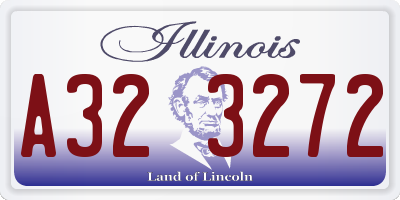 IL license plate A323272