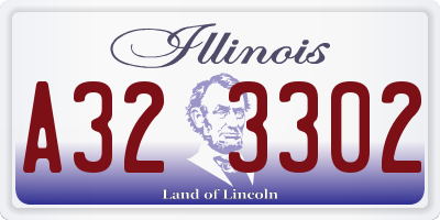 IL license plate A323302