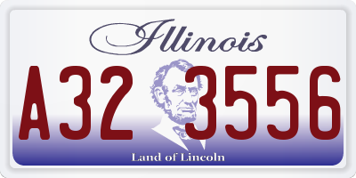 IL license plate A323556