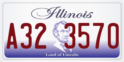 IL license plate A323570