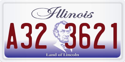 IL license plate A323621