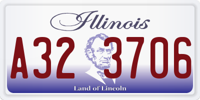 IL license plate A323706