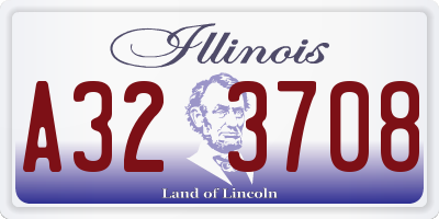 IL license plate A323708