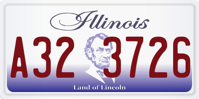 IL license plate A323726