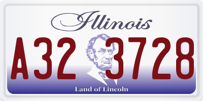 IL license plate A323728
