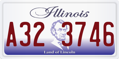 IL license plate A323746