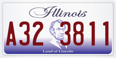 IL license plate A323811