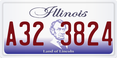 IL license plate A323824