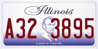 IL license plate A323895