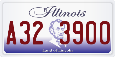 IL license plate A323900
