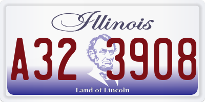 IL license plate A323908