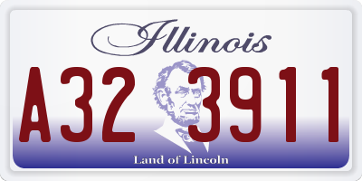 IL license plate A323911