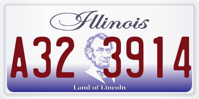 IL license plate A323914