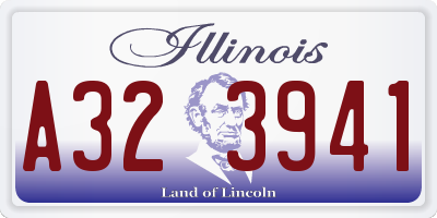 IL license plate A323941